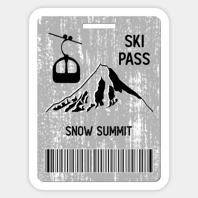 Snow Summit Snow Summit Sticker TeePublic